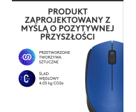 Mysz Logitech M171 wireless niebieska - 285733 - zdjęcie 14